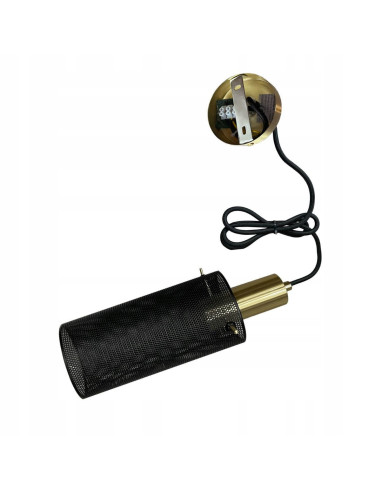 Lampa wisząca TIRANA z metalowej siateczki, czarna, regulowana, nowoczesny design do jadalni i biura, 155 cm wysokości