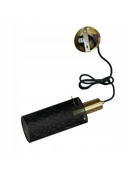 Lampa wisząca TIRANA z metalowej siateczki, czarna, regulowana, nowoczesny design do jadalni i biura, 155 cm wysokości