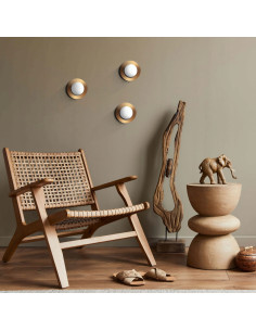 Kinkiet ROMA w białej perle ze złotą oprawą – elegancka lampa ścienna do nowoczesnych wnętrz i sypialni 2