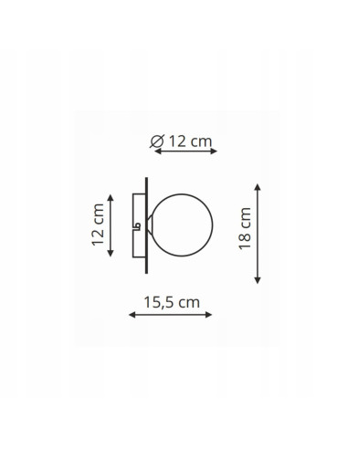 Kinkiet ROMA w białej perle ze złotą oprawą – elegancka lampa ścienna do nowoczesnych wnętrz i sypialni