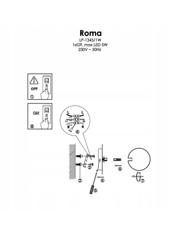 Kinkiet ROMA w białej perle ze złotą oprawą – elegancka lampa ścienna do nowoczesnych wnętrz i sypialni
