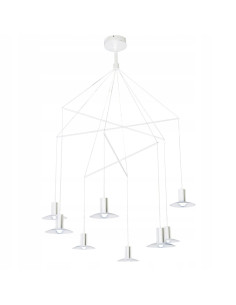 Elegancki żyrandol HAT w kształcie pajęczej sieci z zintegrowanym LED - stylowe oświetlenie do przestronnych wnętrz