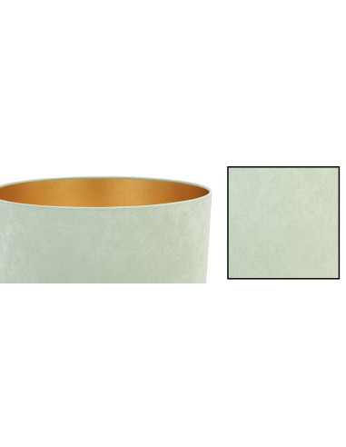 Pistacjowa lampa wisząca MEDIOLAN z welurowym abażurem - nowoczesny design do Twojego wnętrza