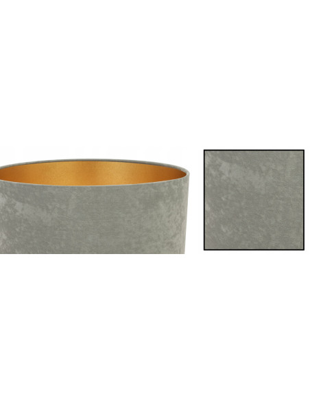 Lampa wisząca MEDIOLAN - Elegancki oliwkowy welur z złotymi akcentami do nowoczesnych wnętrz