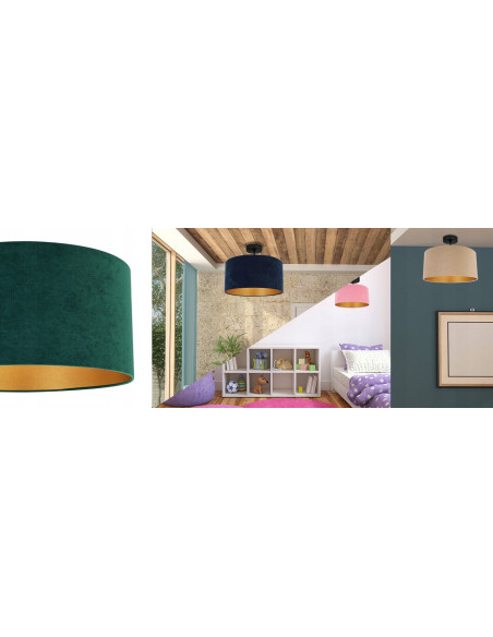 Lampa wisząca MEDIOLAN z okrągłym kloszem E27 - elegancka lampa do salonu, sypialni i biura w wielu kolorach