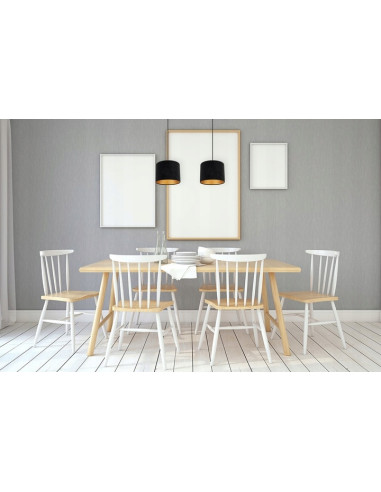 Lampa wisząca MEDIOLAN z welurowymi abażurami - nowoczesny styl dla biura, salonu i kuchni.