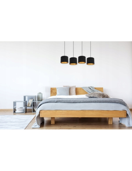 Lampa sufitowa MEDIOLAN z regulacją, elegancka tkaninowa, idealna do biura i nowoczesnych wnętrz.