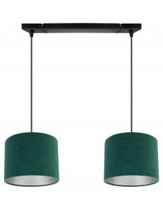 Lampa wisząca MEDIOLAN z welurowymi abażurami - elegancja i styl do salonów oraz wnętrz komercyjnych.