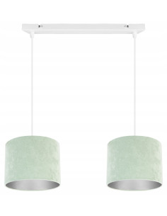 Lampa wisząca MEDIOLAN z welurowymi abażurami - elegancja i styl do salonów oraz wnętrz komercyjnych. 2