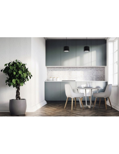 Lampa wisząca MEDIOLAN w butelkowej zieleni – eleganckie oświetlenie do biura i nowoczesnych wnętrz, regulowana wysokość.