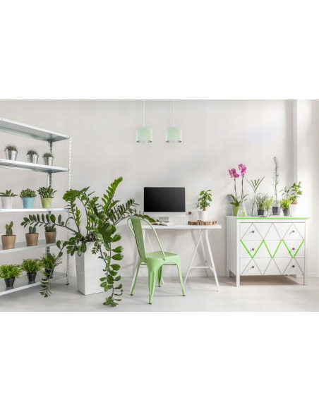 Lampa wisząca MEDIOLAN z welurowymi abażurami - elegancja i styl do salonów oraz wnętrz komercyjnych.