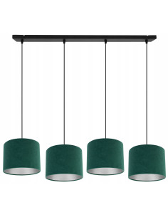 Lampa wisząca MEDIOLAN - Nowoczesny design z eleganckimi abażurami welurowymi w różnych kolorach do każdego wnętrza