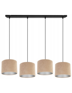 Lampa wisząca MEDIOLAN - Nowoczesny design z eleganckimi abażurami welurowymi w różnych kolorach do każdego wnętrza 2