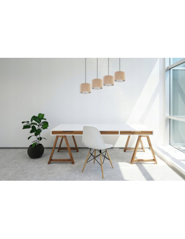 Lampa wisząca MEDIOLAN - Nowoczesny design z eleganckimi abażurami welurowymi w różnych kolorach do każdego wnętrza