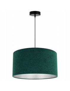 Elegancka lampa wisząca Mediolan 60W butelkowa zieleń - stylowe oświetlenie do sypialni, biura i salonu.