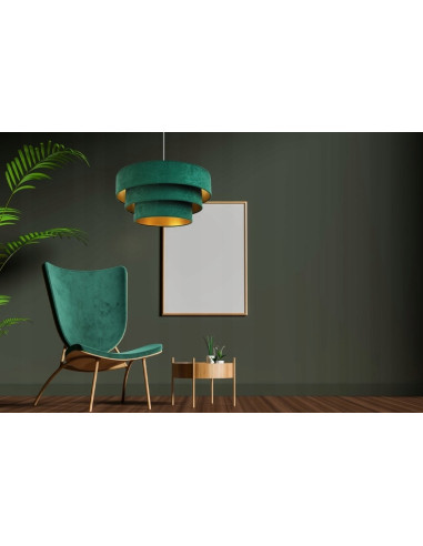 Lampa wisząca MEDIOLAN w nowoczesnym stylu z regulowanym kaskadowym kloszem, dostępna w różnych kolorach.