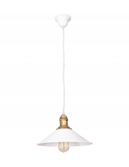 Lampa wisząca RENO - stylowy kapelusz idealny do kuchni, salonu i biura, dostępna w eleganckich kolorach.