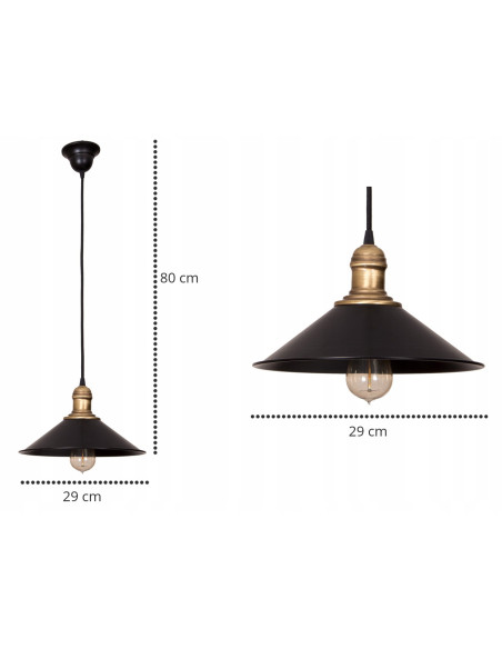 Lampa wisząca RENO - stylowy kapelusz idealny do kuchni, salonu i biura, dostępna w eleganckich kolorach.