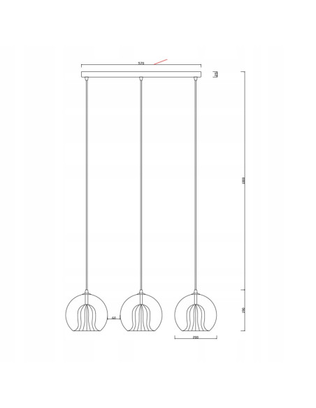 Lampa sufitowa ARETTE 3-punktowa w złotym kolorze - elegancka iluminacja do nowoczesnych wnętrz