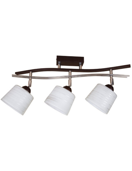 Lampa sufitowa FALA z dekoracyjnymi kloszami, 3xE27, elegancka do salonu, sypialni oraz biura w kolorze białym, beżowym, szarym