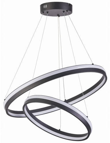 Lampa wisząca LED Proxima z regulowanymi ringami i zmienną barwą światła – elegancki design do nowoczesnych wnętrz