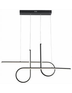 Nowoczesna lampa wisząca BARREL w kolorze czarnym z geometrycznym designem do eleganckich wnętrz.