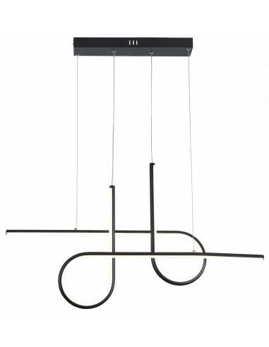 Nowoczesna lampa wisząca BARREL w kolorze czarnym z geometrycznym designem do eleganckich wnętrz.