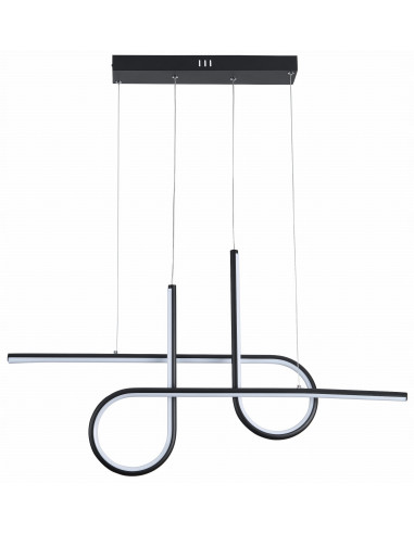 Nowoczesna lampa wisząca BARREL w kolorze czarnym z geometrycznym designem do eleganckich wnętrz.