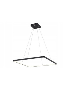 Lampa wisząca LED Anaya 60cm 30W 4000K czarna - nowoczesne oświetlenie do salonu, biura i jadalni