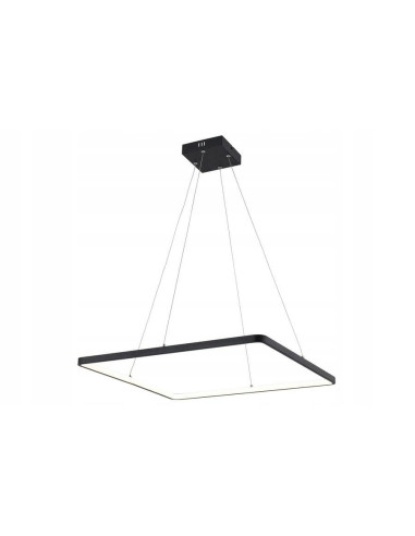 Lampa wisząca LED Anaya 60cm 30W 4000K czarna - nowoczesne oświetlenie do salonu, biura i jadalni