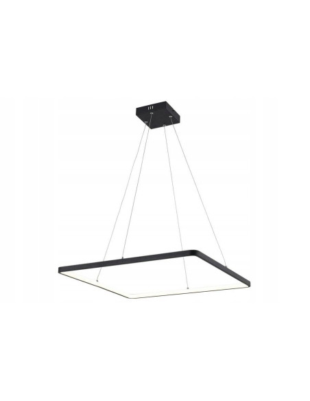 Lampa wisząca LED Anaya 60cm 30W 4000K czarna - nowoczesne oświetlenie do salonu, biura i jadalni