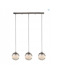 Lampa wisząca DREAM z chromowanym wykończeniem - elegancka kula do nowoczesnych wnętrz jadalni i salonu