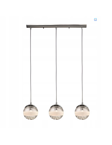 Lampa wisząca DREAM z chromowanym wykończeniem - elegancka kula do nowoczesnych wnętrz jadalni i salonu