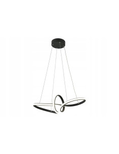 Lampa wisząca LED Adila w czerni – nowoczesna dekoracja do jadalni i biura z eleganckim designem