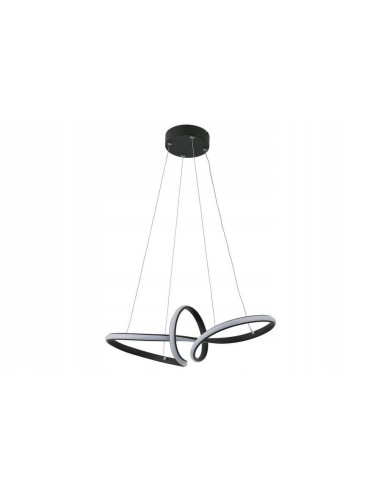 Lampa wisząca LED Adila w czerni – nowoczesna dekoracja do jadalni i biura z eleganckim designem