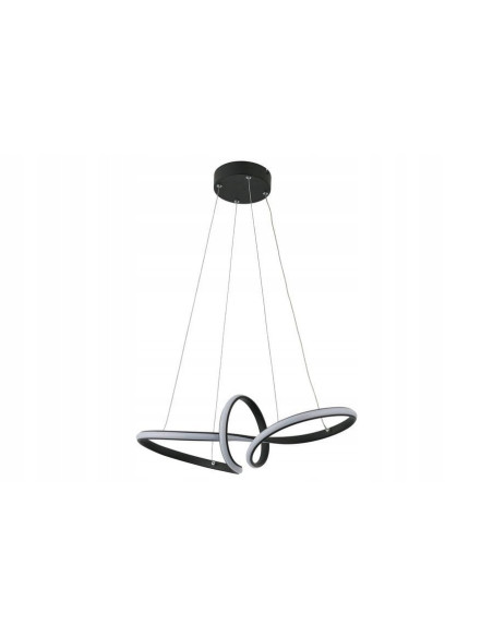 Lampa wisząca LED Adila w czerni – nowoczesna dekoracja do jadalni i biura z eleganckim designem