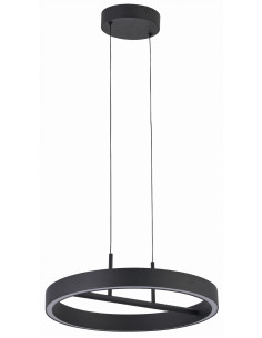 Lampa wisząca Coltrain RING LED czarna z regulacją wysokości i zmiennym kolorem światła do salonu i sypialni 2