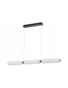 Lampa wisząca LED CATKIN z eleganckimi kloszami w czerni – nowoczesne oświetlenie do biura, jadalni i salonu