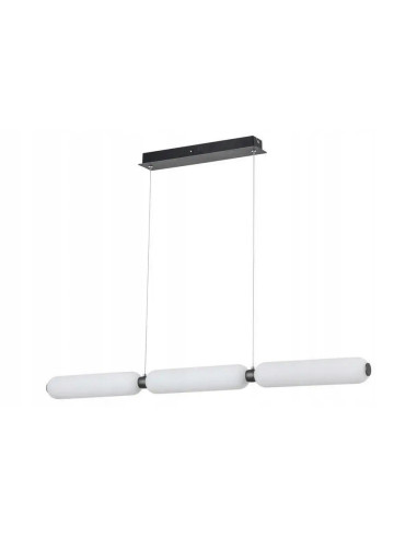 Lampa wisząca LED CATKIN z eleganckimi kloszami w czerni – nowoczesne oświetlenie do biura, jadalni i salonu