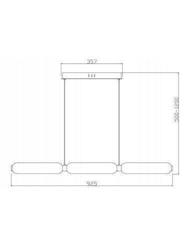 Lampa wisząca LED CATKIN z eleganckimi kloszami w czerni – nowoczesne oświetlenie do biura, jadalni i salonu