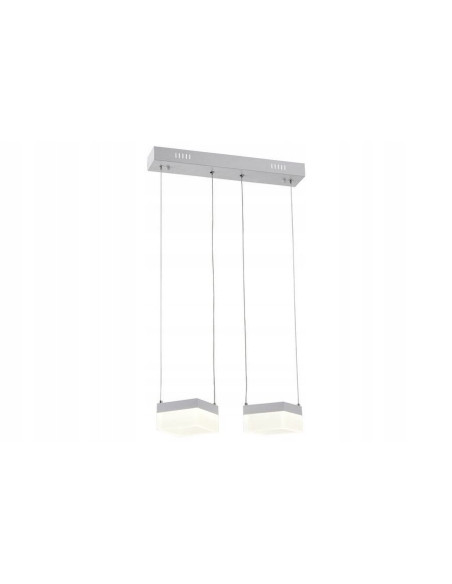 Lampa sufitowa GINA - nowoczesne oświetlenie w geometrycznym kształcie, kolor biały lub szary, idealna do każdego wnętrza.