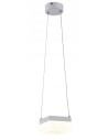 Lampa wisząca GINA LED - elegancka lampa sufitowa w sześciennym mlecznym kloszu do biura i domu