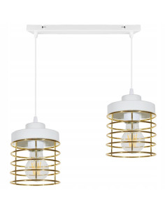 Regulowana lampa wisząca RASTI w stylu industrialnym - doskonała do kuchni i salonu, dostępna w czterech kolorach.