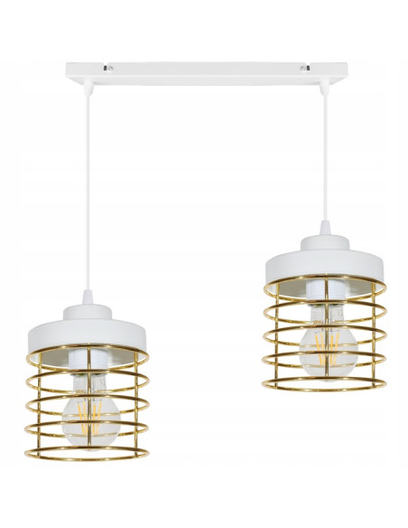 Regulowana lampa wisząca RASTI w stylu industrialnym - doskonała do kuchni i salonu, dostępna w czterech kolorach.