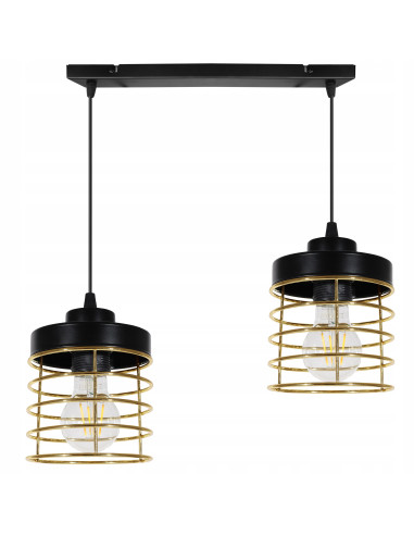 Regulowana lampa wisząca RASTI w stylu industrialnym - doskonała do kuchni i salonu, dostępna w czterech kolorach.