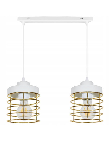 Regulowana lampa wisząca RASTI w stylu industrialnym - doskonała do kuchni i salonu, dostępna w czterech kolorach.