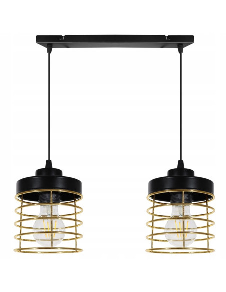 Regulowana lampa wisząca RASTI w stylu industrialnym - doskonała do kuchni i salonu, dostępna w czterech kolorach.