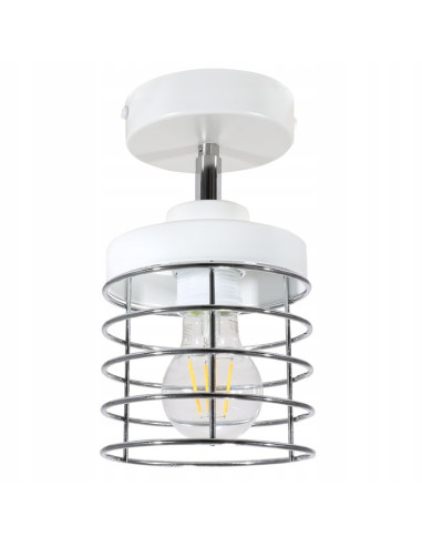 Lampa biurowa RASTI z regulacją, chromowane akcenty - nowoczesne oświetlenie do biura i wnętrz