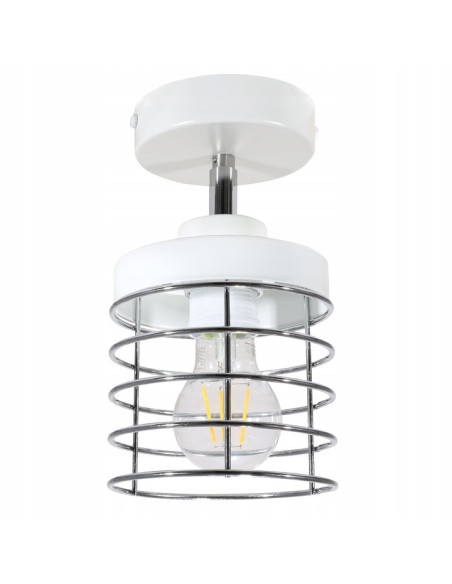 Lampa biurowa RASTI z regulacją, chromowane akcenty - nowoczesne oświetlenie do biura i wnętrz