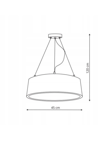 Lampa sufitowa LED Malaga - nowoczesny design w białym akrylu, oświetlenie do salonu, kuchni i biura, 24W, 1700 lumenów